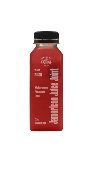Wata Rush cold-pressed juice bottle